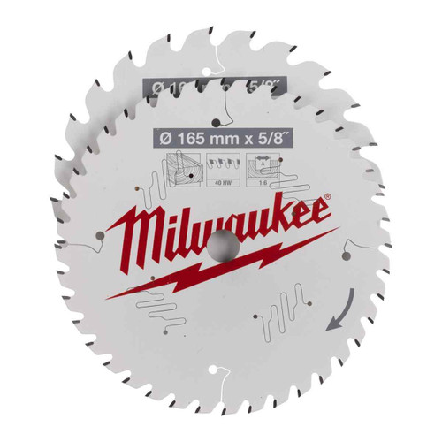 Circular Saw Blade Twin Pack, 165mm, 24/40 Teeth