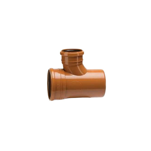 Polypipe U/G Drain, 160mm, Double Socket, Unequal Junction, 87 Deg