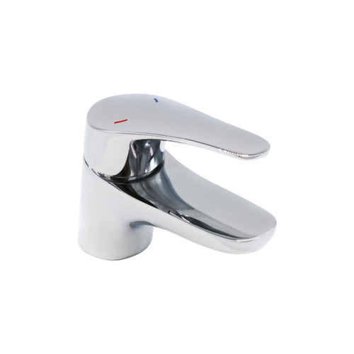 Instinct S12 Curve Mono Basin Mixer With Click Waste