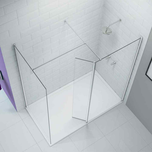 Merlyn Ionic Wetroom Panel, 400mm, Swivel Panel