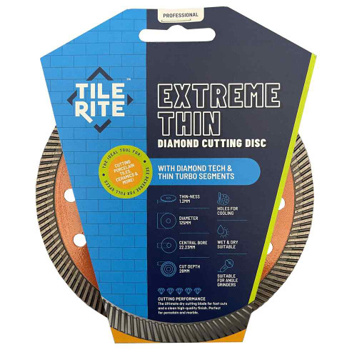 Tile Rite Extreme Thin Turbo Blade, 125mm