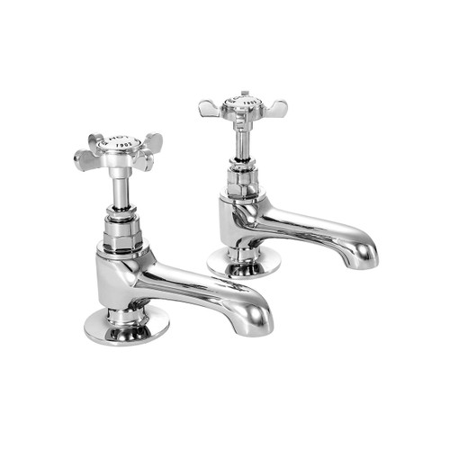 Deva Coronation Bath Taps, Chrome
