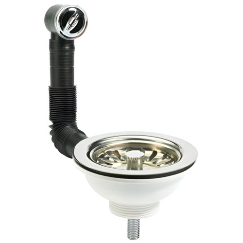 Distinct Trade 1 1/2" Ss Basket Strainer Waste/Overflow