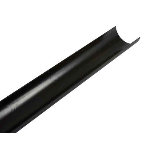 Cascade 112mm Gutter x 4m, Cast Iron Effect, Black
