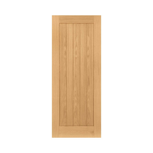 Deanta Ely Oak Unfinished Interior Door, 5 Panel Vertical, 1981mm x 610mm x 35mm