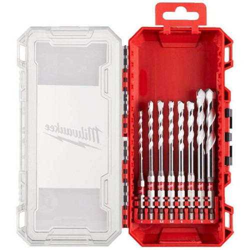 Milwaukee 8 Pcs Multi Material Drill Set