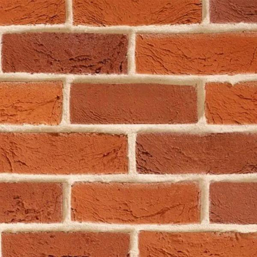 65mm TBS Fine Handmade Textured Red Blend Facing Brick