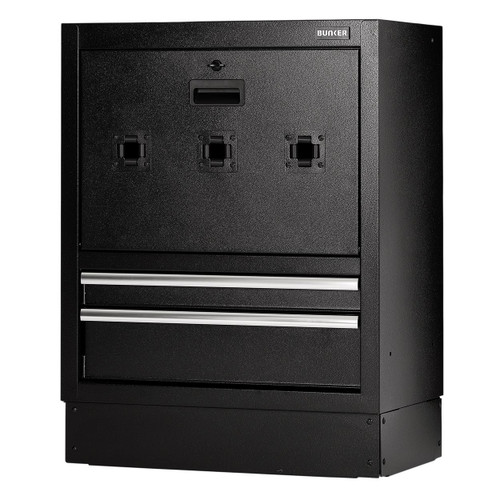 Bunker Modular Floor Reel Cabinet, 2 Drawer, 680mm