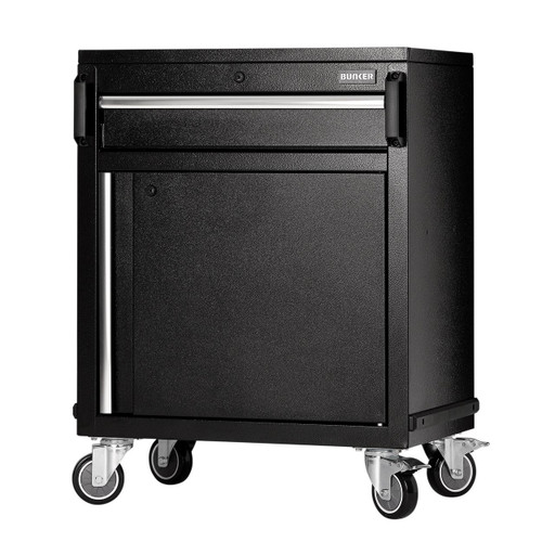 Bunker Modular Power Tool Mobile Cabinet, 1 Drawer, 1 Door, 646mm