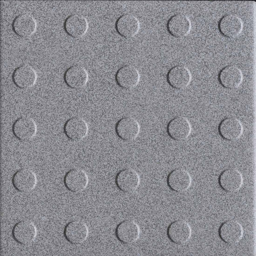 Multidisc Dark Grey Vitrified Tile, 14.8cm x 14.8cm