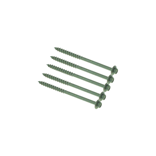 Timberdrive Green Coated Screws, 7mm x 200mm, Pack of 300