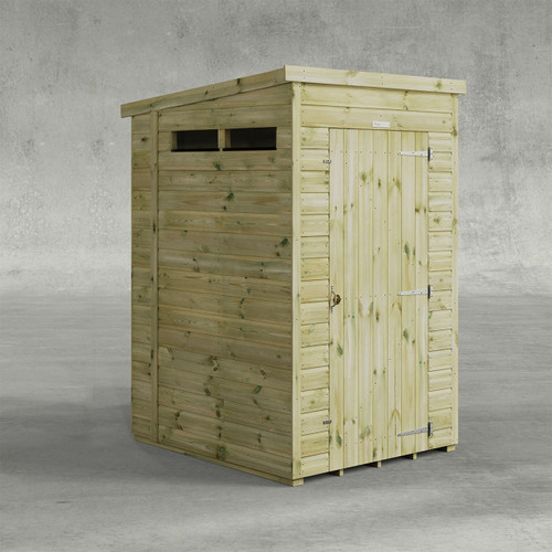 4x5 Premium Powersheds Pent Security Shed