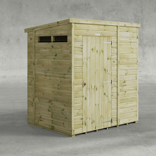 6x5 Premium Powersheds Pent Security Shed