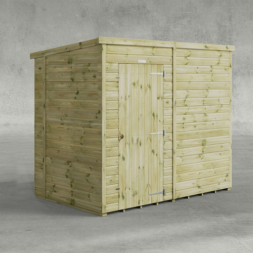 Premium Powersheds Pent Shed, Windowless, 8ft x 5ft