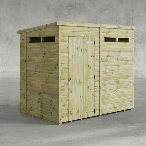 8 x 5 Premium Powersheds Pent Security Shed