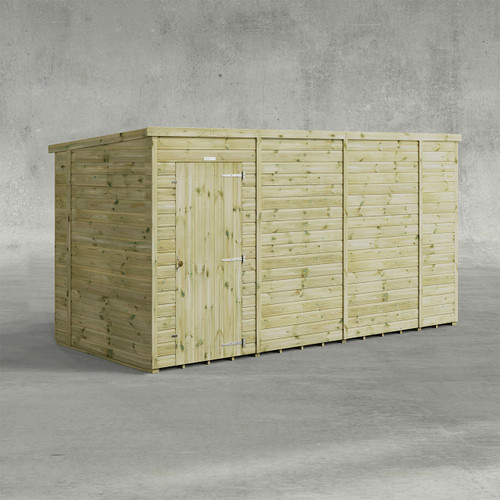 Premium Powersheds Pent Windowless, 14ft x 5ft
