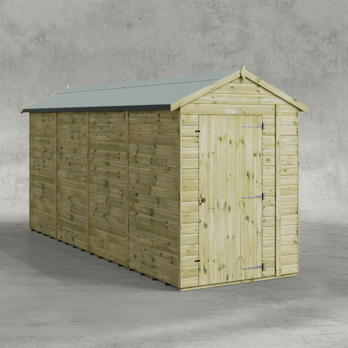 Powersheds Apex Windowless, 16ft x 5ft, Premium