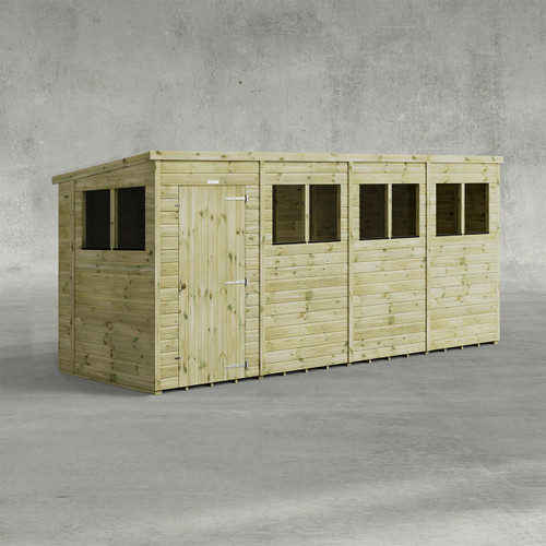 Powersheds Pent, 16 x 5