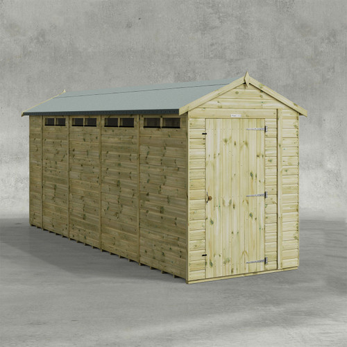 Powersheds Apex Security, 18ft x 5ft