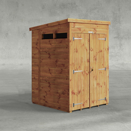 Powersheds Security Pent, Double Doors, 4m x 5m