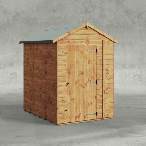 Powersheds Apex, No Windows, 6ft x 5ft