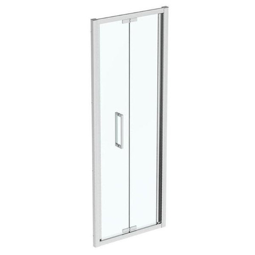 Ideal i.Life Infold Door, 800mm, Bright Silver