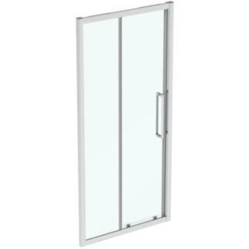 Ideal i.Life Sliding Door, 1000mm, Bright Silver