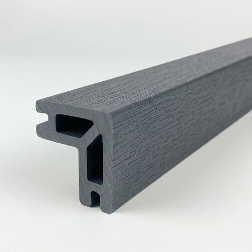 Easy Decking Bullnose Trim, 50mm x 50mm x 2200mm, Anthracite