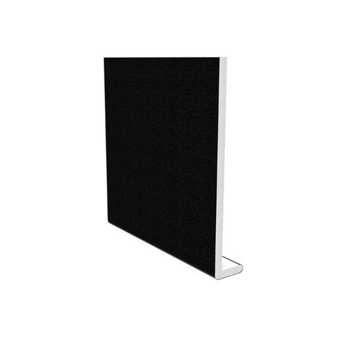 Freefoam Square Leg Cover Fascia, 10mm, 400mm x 5m, Black Ash