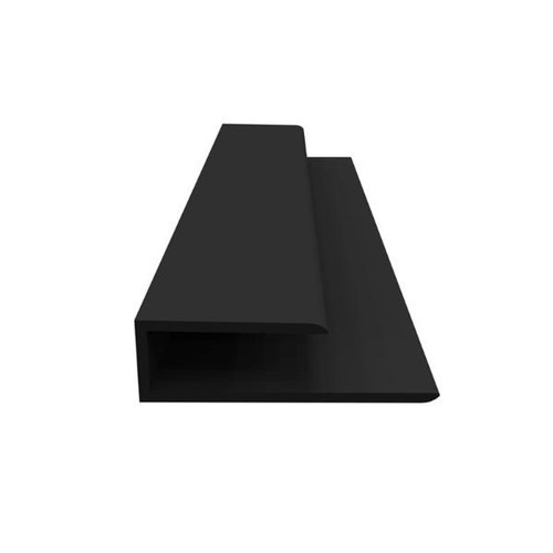 Freefoam Cladding Starter Trim / J Section, 5m, Black Ash