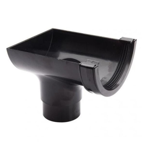 Brett Martin Cast Iron Style 112mm Round Gutter Stopend Outlet