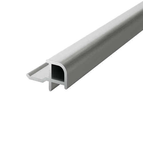 Wall Panel Outer Corner Trim, Aluminium, Chrome, 2400mm x 20mm x 6mm