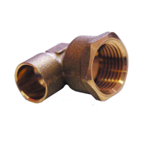 End Feed 22mm x 3/4" Female Iron Elbow