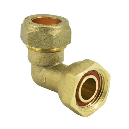 Compression Bent Tap Connector, 15mm x 1/2"