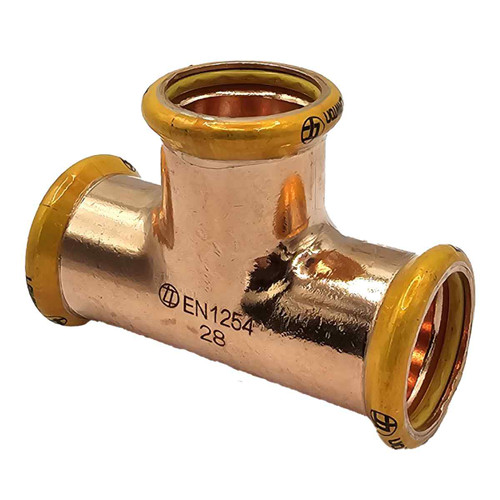 15mm Equal Tee Press Gas