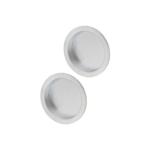 Eclisse Firenze Piano Round Flush Pull, 35mm, Polished Chrome