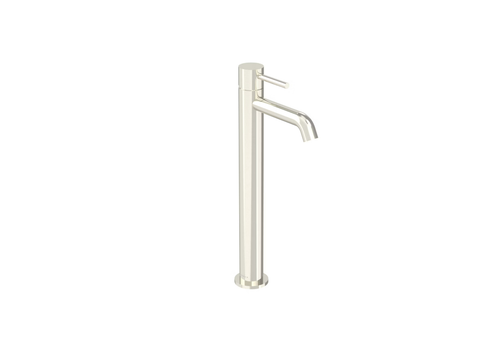 Cos Tall Basin Mixer Kit, with Classic Handle, Brushed Nickel