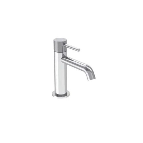 Saneux Cos Basin Mixer Kit with Knurled Handle, Chrome
