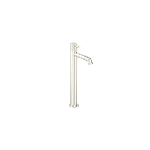 Saneux Cos Tall Basin Mixer Kit with Fluted Handle, Brushed Nickel