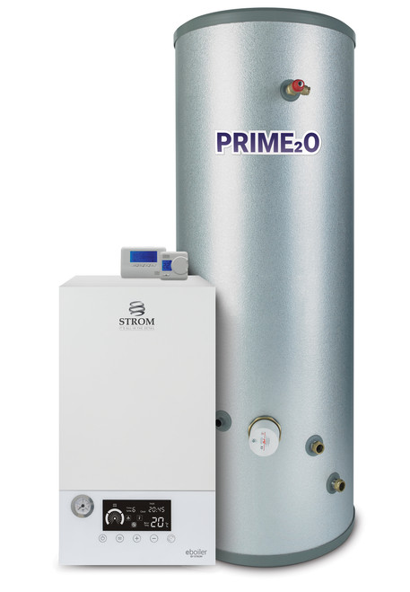 Strom 7kW 1-Phase System Boiler, Pack B and 150l Indirect Cylinder