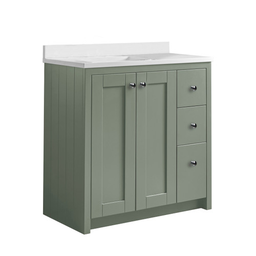 Chiltern 800 FS 3drawer 2DR Basin Unit Mlg