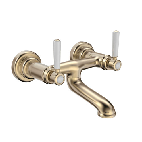 Cotswold Wall Mounted Bath Filler, Brass