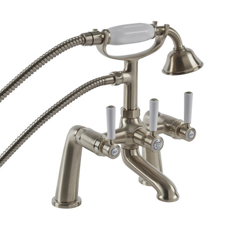 Cotswold Deck Mounted BSM, Brushed Nickel