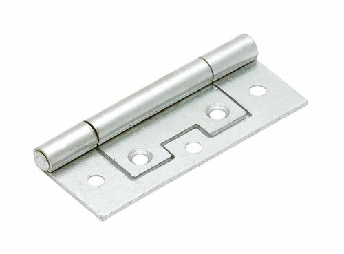 Sterling Flush Hinge, Brass, 75mm, Eb
