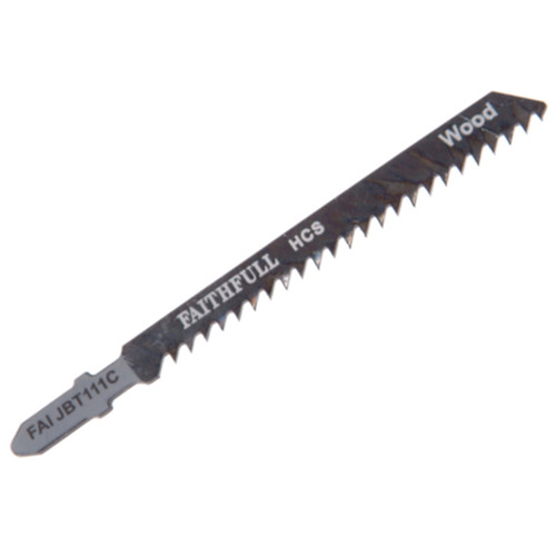 Faithfull Jigsaw Blades Wood Cutting T111C (Pack of 5)
