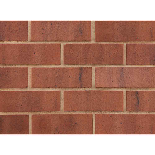 Carlton Weathered Red Multi Facing Brick, Red multi, 215 x 102.5 x 73mm
