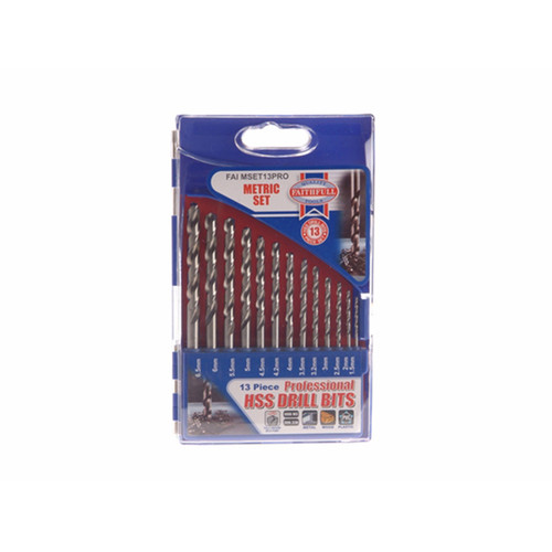 Faithfull HSS Drill Set M2 1.5-6.5mm