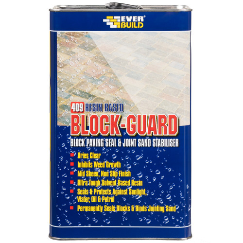 Everbuild 409 Block Guard Block Paving Seal and Sand Stabiliser, 25 L