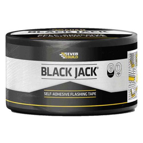 Everbuild 909 Black Jack Trade Flashing Tape, 450mm x 10m