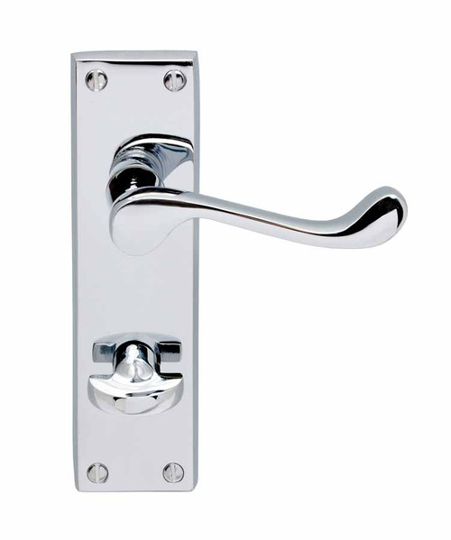 Sterling Control Victorian Scroll Lever Bathroom Furniture, Chrome